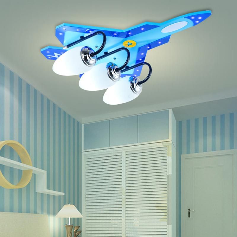 Airplane Kids Bedroom Decor LED Lights for Room Indoor Chandelier Lighting (WH-MA-143)
