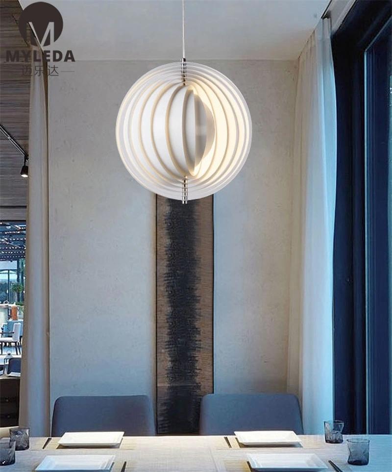 Modern Decoration Pendant Hanging Gold Iron Cage Hanging Lamp