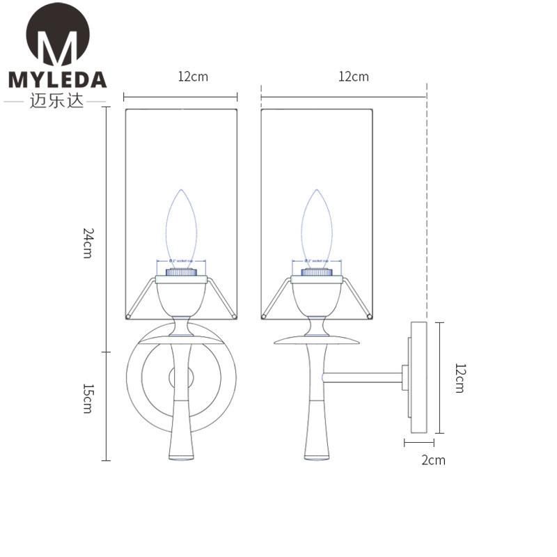 Interior Modern Project Hotel Guest Room Reading LED Wall Light