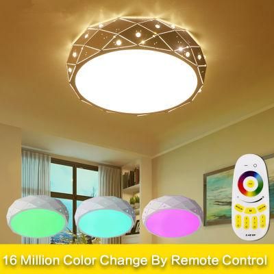 Multi Light Colorful RGB Ceiling Fixtures with Remote Controller for Home Lighting (WH-MA-32)