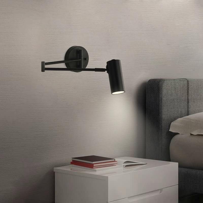 Nordic LED Wall Lamp Modern Iron Lamps for Living Room Bedroom Study Bedside Reading Lamp (WH-OR-56)