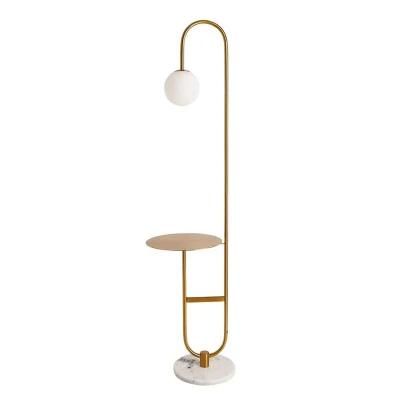 Living Room Nordic Glass LED Standing Lighting Bedroom Hotel Room Bedside Floor Light Home Decor Modern Creative Simple Floor Lamp