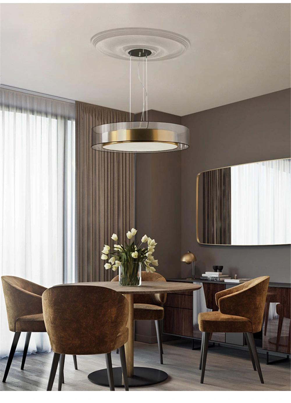 Modern Copper Restaurant Kitchen Hanging Lamps Nordic Minimalistic Atmosphere Master Luxury Pendant Lamp Bedroom Pendant Lights