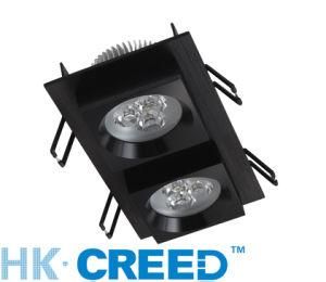 Hk Creed High Power LED Ceiling Down Light 3*1W*2