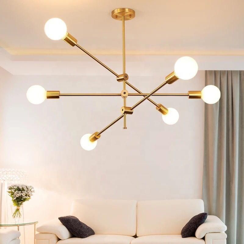 LED Chandelier Luxury Modern Double Colgante Fashion Wood Wheel