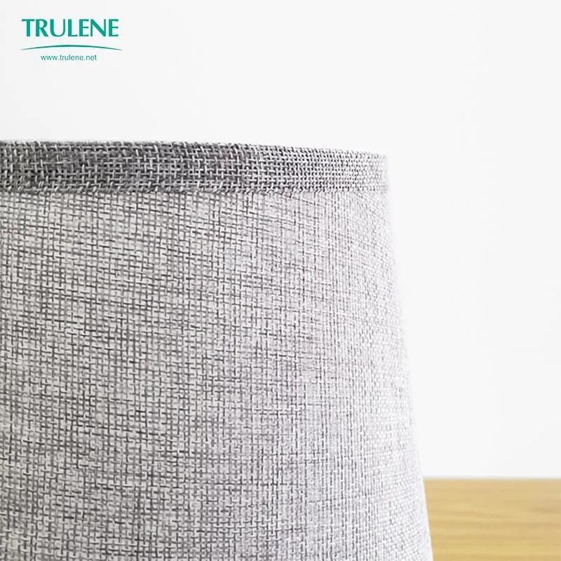 Hotel Table Light Home Modern Fabric Shade Metal Table Lamps
