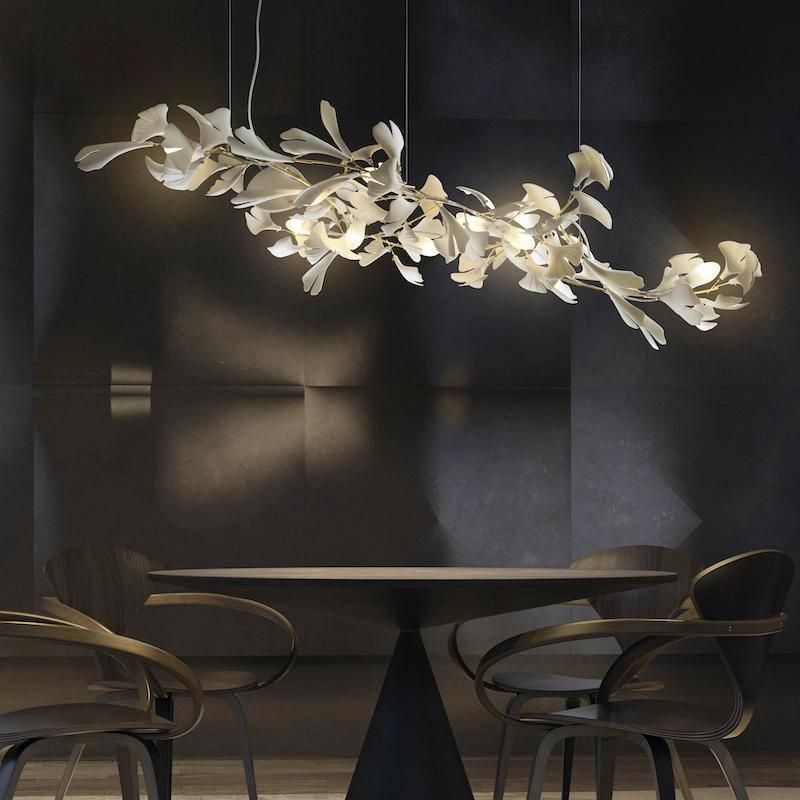 Living Room All Copper Chandelier Creative Dining Sand Table Chandelier