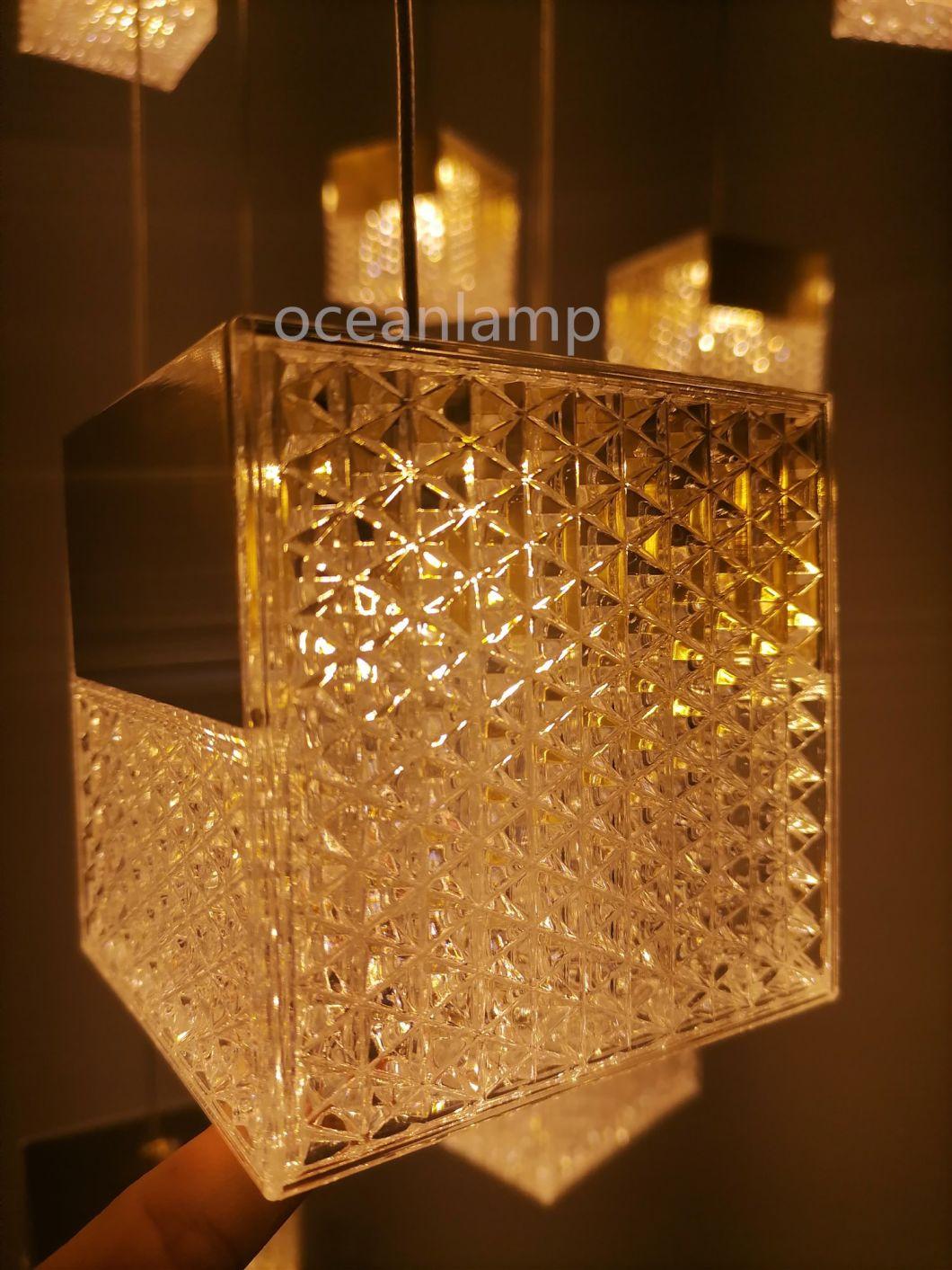 2021 New Cubic Pendant Lighting in Gold Color Omd821600