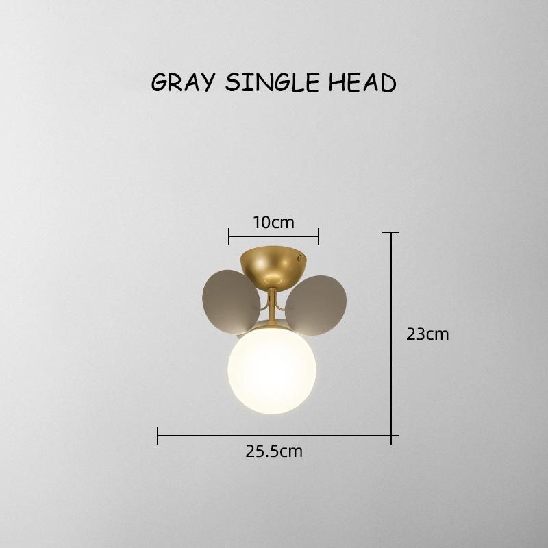 Modern Nordic LED Ceiling Lamp Living Room Kitchen Bedroom Hallway Scandinavian Low Ceiling Light (WH-MA-196)