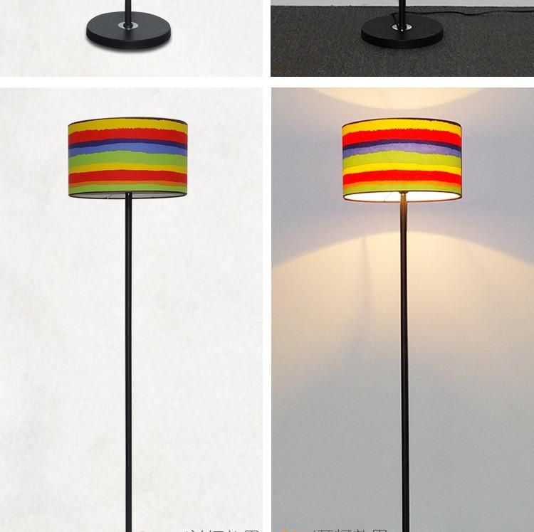 Modern Floor Lamp Nordic Metal Standing Lamps for Living Room Bedroom Fabric Floor Lamps (WH-MFL-109)