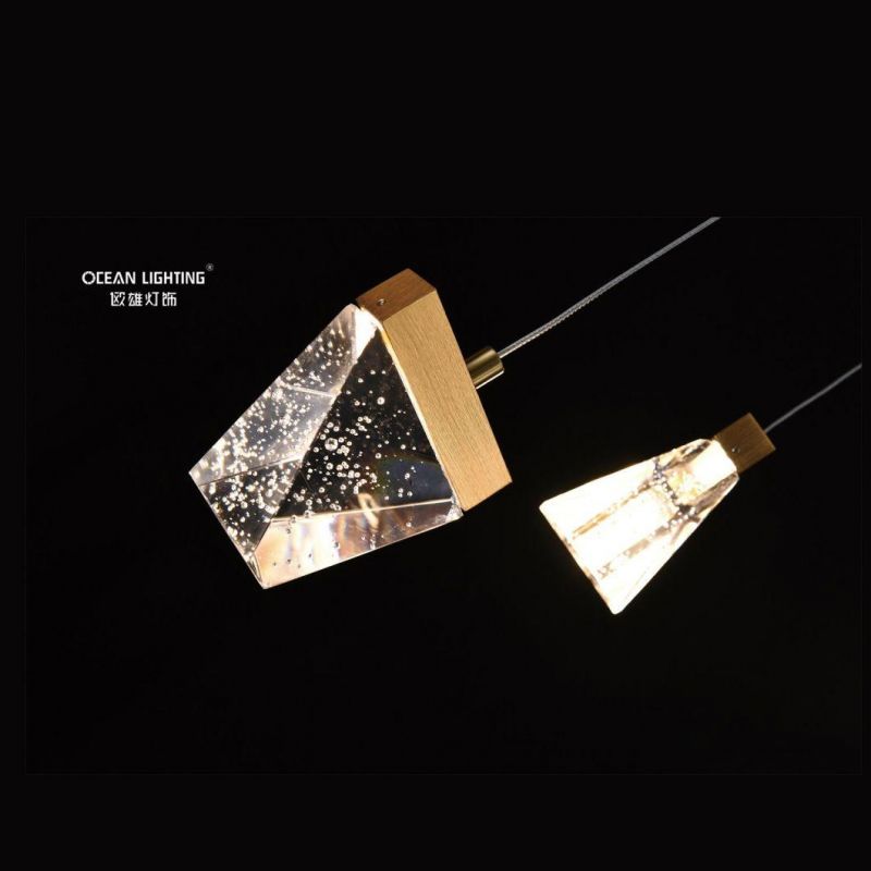 Gold Warm Lighting 3000K Metal 13*3W Crystal Chandeliers and Lamps