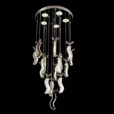 LED K5 Crystal Chandelier Light for Indoor Pendant Lighting Sitting Room Decoration