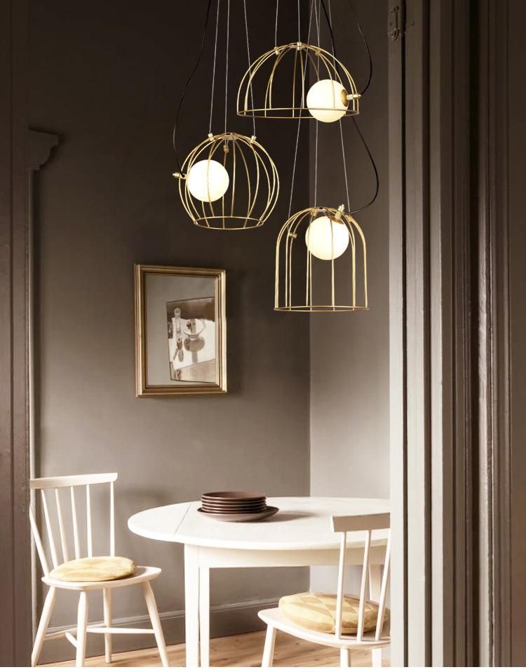 Pendant Lights Modern Art Deco Chandelier for The Kitchen Master Bedroom Gold Pendant Lamp (WH-GP-51)
