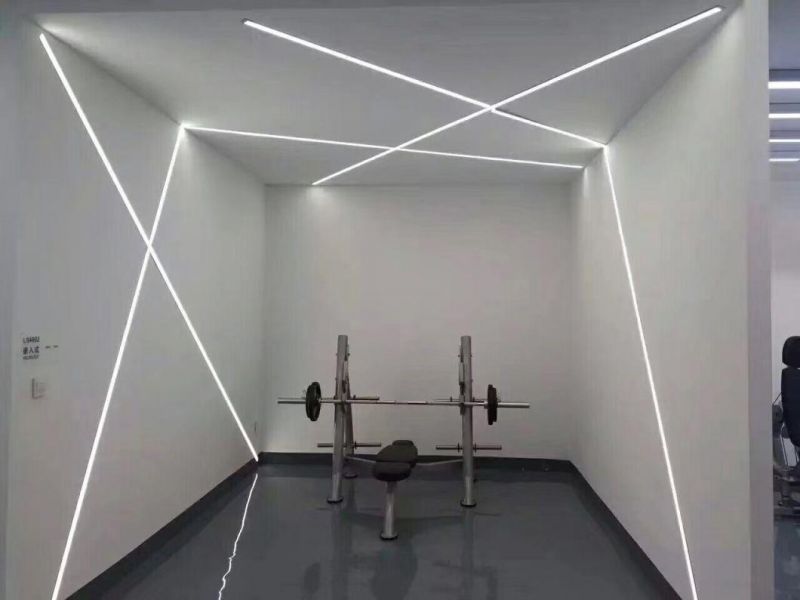 Alu Gypsum Strip LED Channel LED Plaster Profile Recessed Drywall LED Aluminum Profile for Ceiling Wall