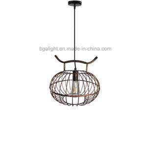 E26/E27 Metal Cage Kitchen Island Pendant Lighting