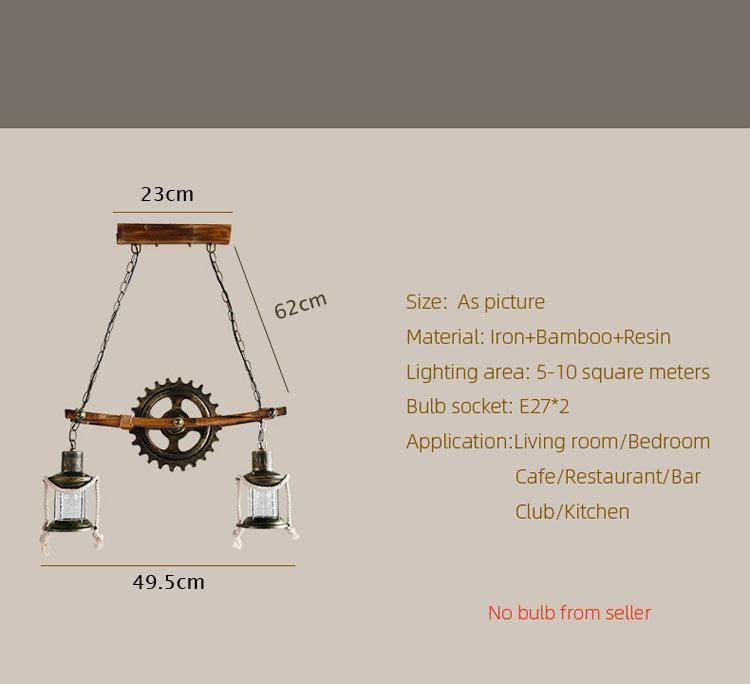 Retro Pendant Lamp Loft Bar Study Dining Room Cafe Restaurant Pub Industrial Pendant Lamp (WH-VP-103)