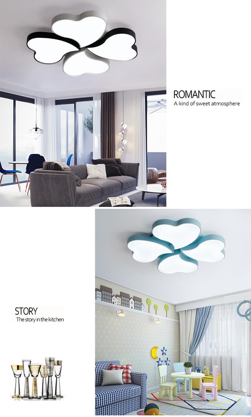 Simple Living Room Bedroom Children′s Room LED Dimmable Ceiling Lamp
