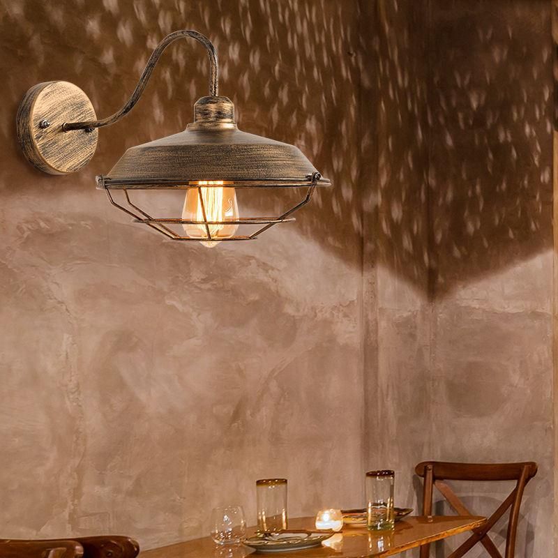 Retro Industrial Vintage Ceiling Wind Pot Cover Wall Lamp and Wall Light Lamp Wbb15938