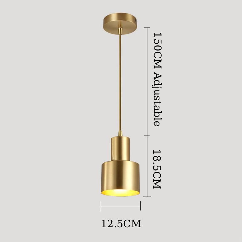 LED Industrial Pendant Light Design Minimalist Light for Home Decor Over Dining Table Reading Lamp (WH-AP-108)