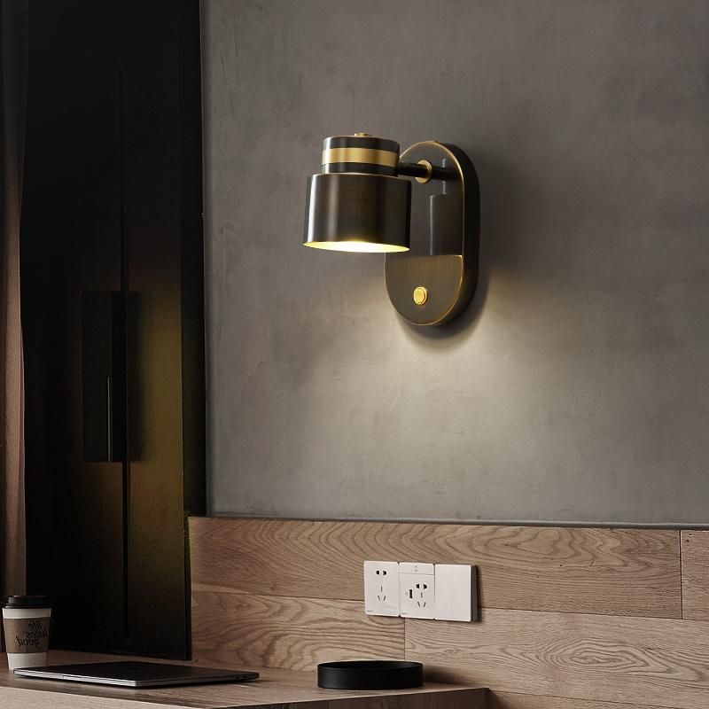 Bedroom Bedside Wall Lamp Single-Head Living Room Restaurant Hotel Foyer Bedside Light (WH-VR-85)