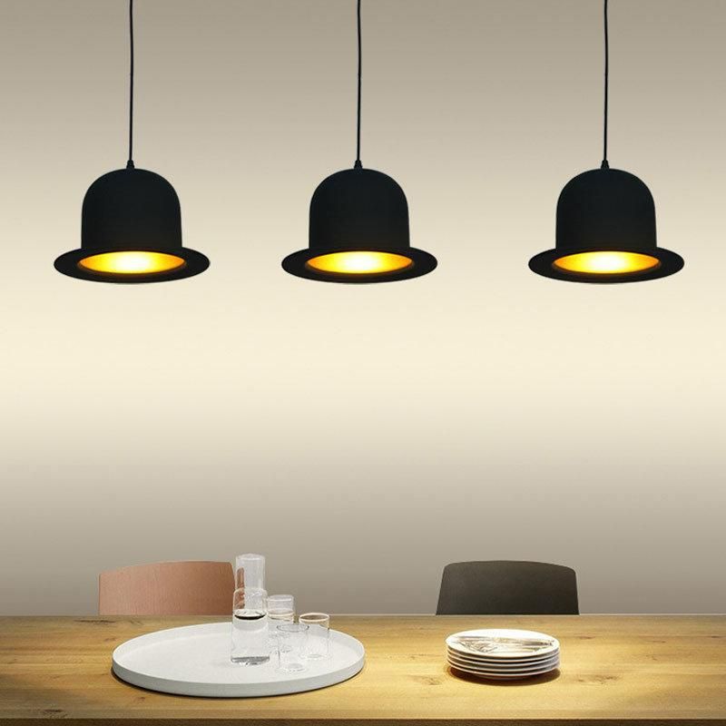 Retro Top Hat Shape LED E27 Pendant Light for Home Improvement Bedside Restaurant Lights (WH-VP-158)