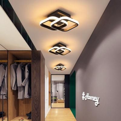 Surface Mounted Iron LED Ceiling Lamps for Balcony Corridor Bedroom Dining Room Studyroom Hall Indoor Home Lights for AC90-260V