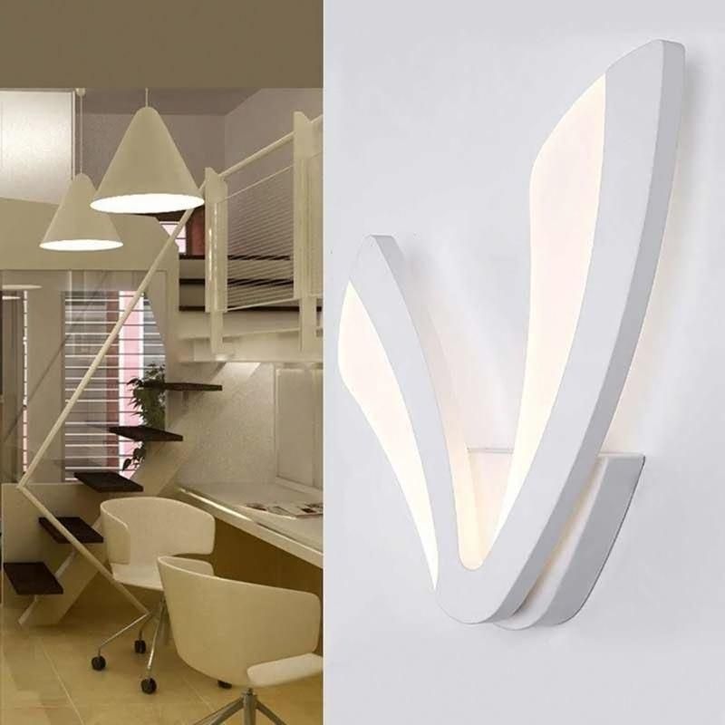 LED Light Modern Wall Lamp Acrylic Sconce 10W AC90-260V Bed Room Light (WH-OR-165)