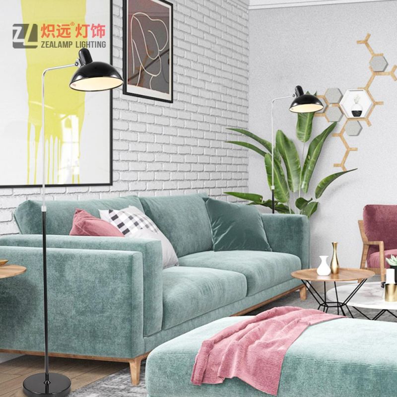 Nordic Style Metal Modern Living Room Bedside Standing Floor Lamp