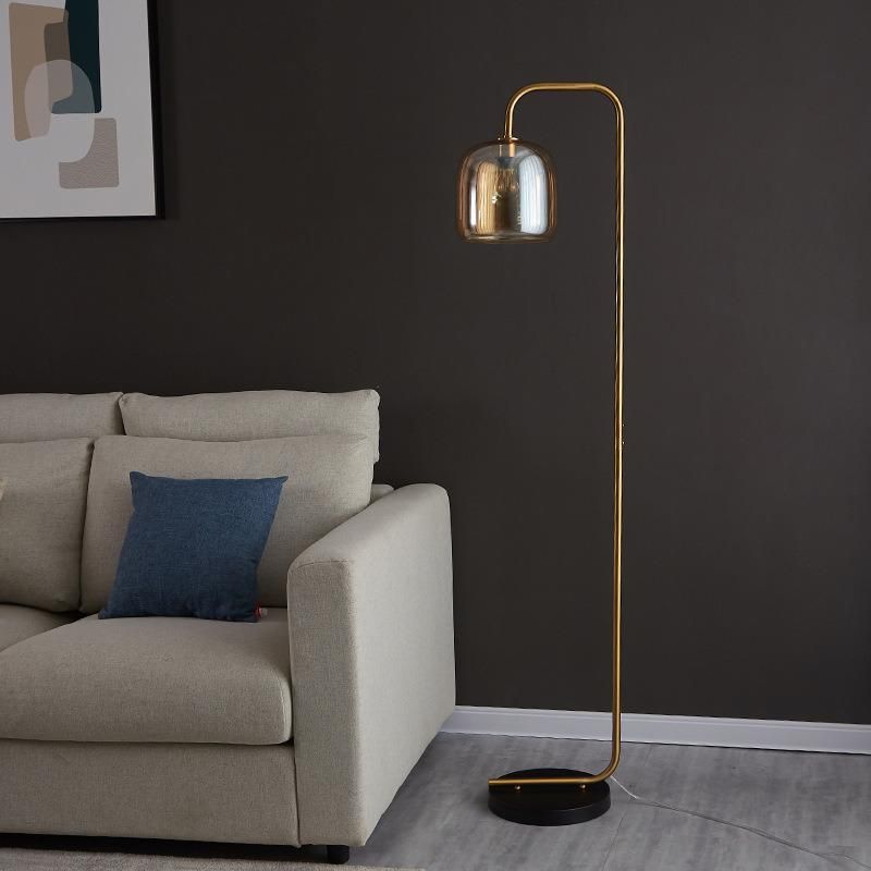 Glass Villa Living Room Light Luxury Floor Lamp for Living Room Bedroom