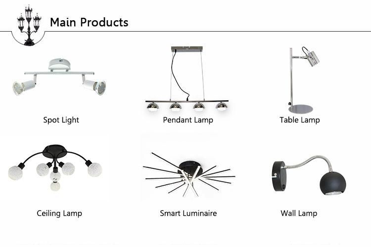 Cheap Factory Price Room Nordic LED Dimmable Strip Light IP20 Indoor Black White Iron Wall Round Lamp