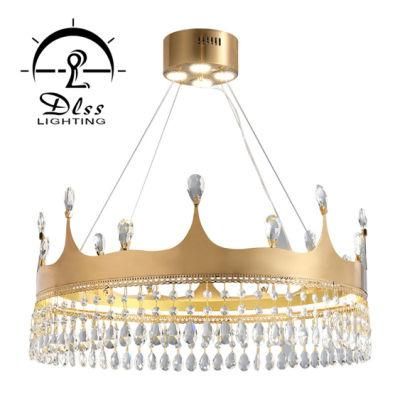 Hot Sale Large Pendant Hanging Light LED Crystal Chandeliers Modern Decorative Pendant Lamp