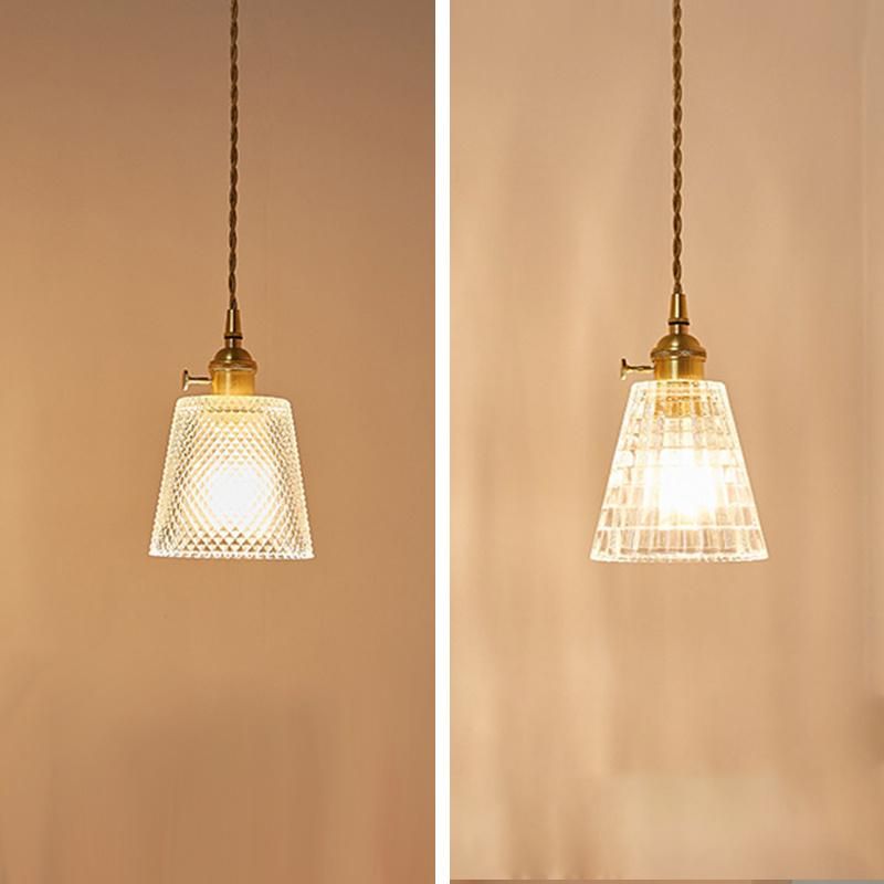 Postmodern Retro Pendant Light Industrial Bar Cafe Restaurant Clear Glass Pendant Light Series (WH-AP-272)