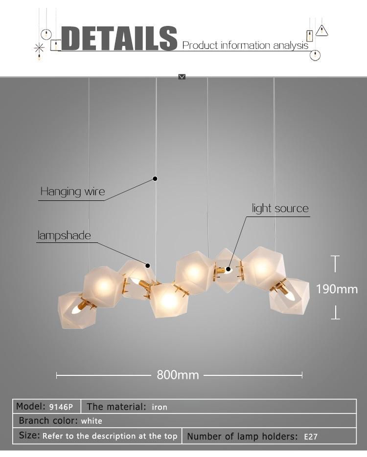 Project 14 Lights Long DNA Chandelier