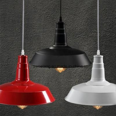 Nordic Industrial Iron Black Hanging Lamp Home Decor Indoor Lighting Pendant Light