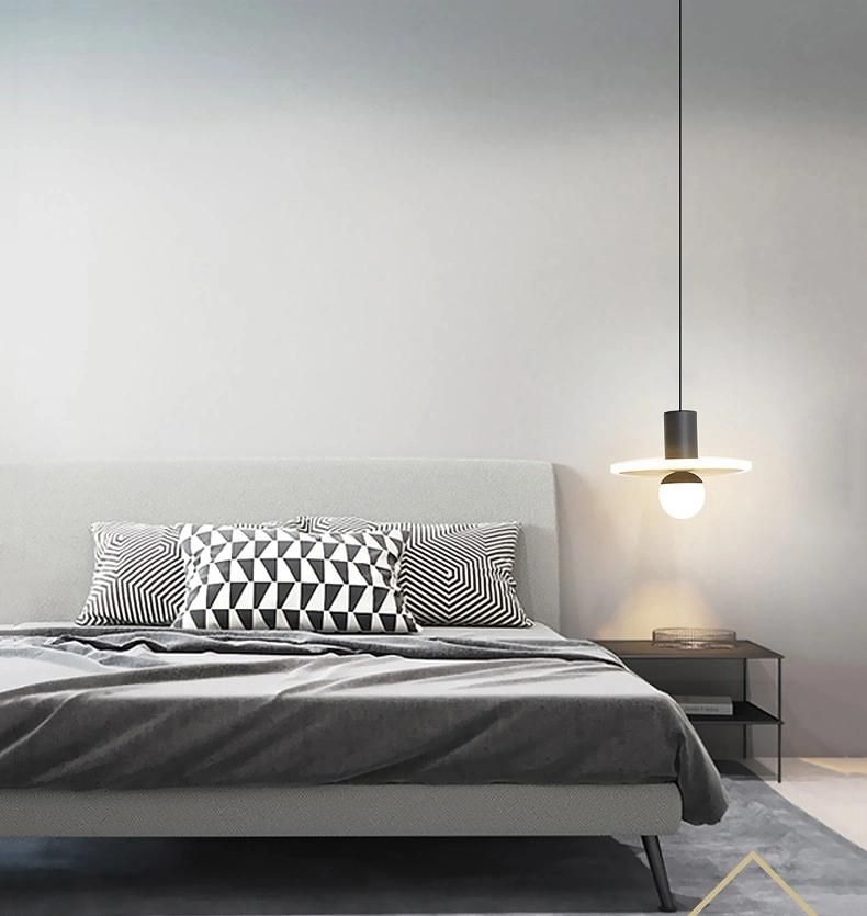 Modern Minimalist Bedroom Nordic LED Julious Tubular Monochromatic Modern Pendant Light (WH-AP-341)