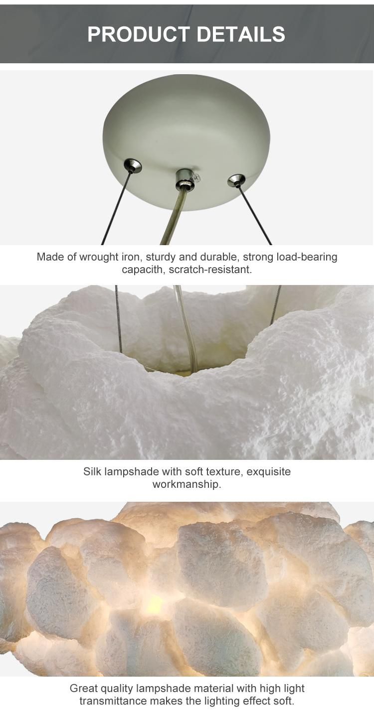 Modern Style Nordic Theme Cloud Chandelier Hotel Restaurant Cloud Lamp