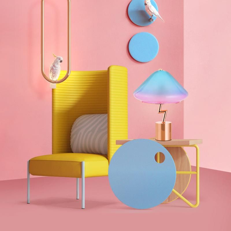 Cute Style Colorful Rainbow Kid Table Lamp Desk Lamp Bedroom Lamp