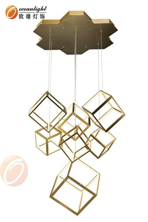 Decorative Hotel Project Aluminum Silicone Chandelier Pendant Lighting