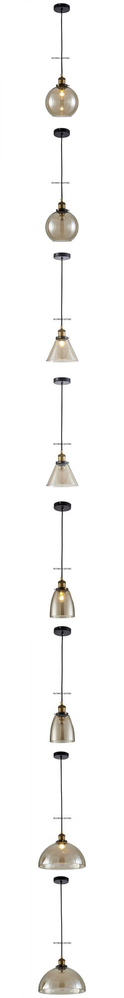Nordic Bedside Restaurant Single Head Small Chandelier Retro Bar Coffee Shop Glass Modern Minimalist Direct Sales Lamps