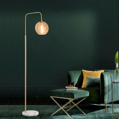Transparent Shade Bulb Floor Lamp Table Lamp Reading Nightstand Lamp