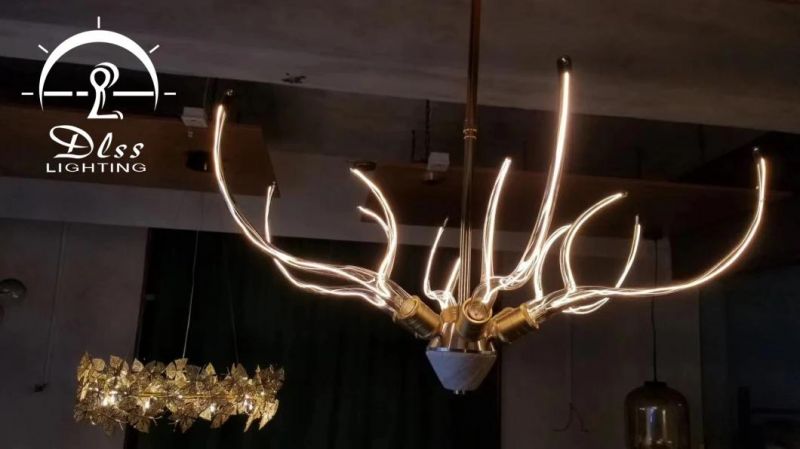 LED Antler-Style Fashion Pandant Light