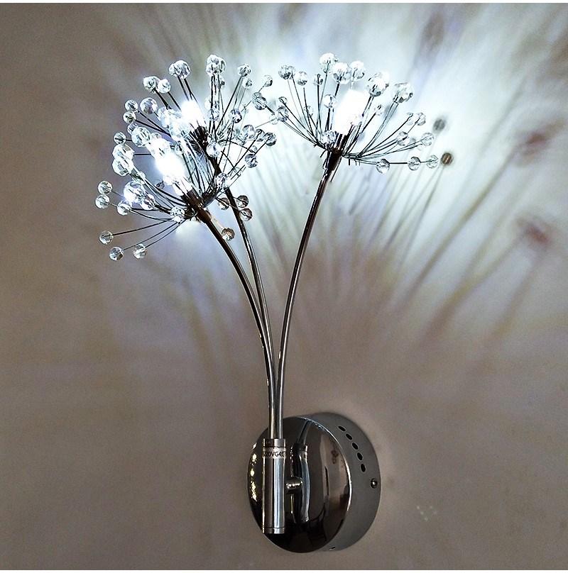 Nordic Creative Dandelion Flower Wall Lamps Bathroom Bedroom Bedside Dandelion Lamp (WH-OR-170)