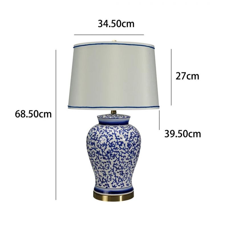 Hotel Household Luxury Modern Lampshade Table Lamp Home Decoration Night Light Multi-Scene Suitable Table Lamp
