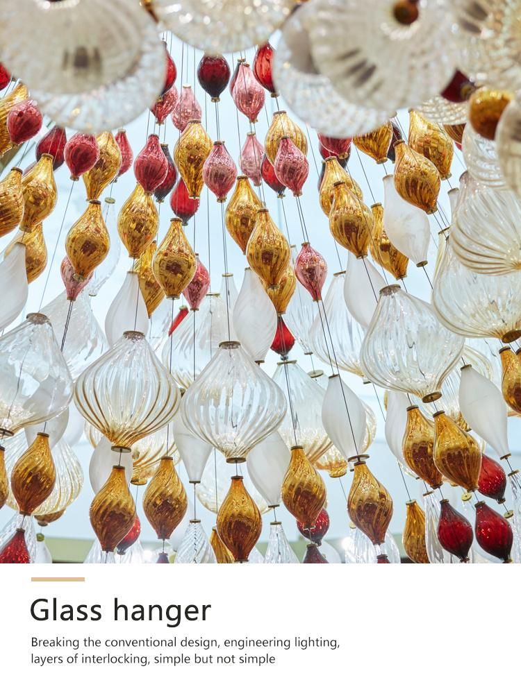 Crystal Flower Light Decorative Show Room Commercial Restaurant Modern Luxury Custom Chandelier