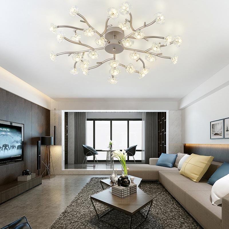 Living Room Lamp LED Ceiling Light Creative Personality Bedroom Lamp Modern Simple Branch Lamp