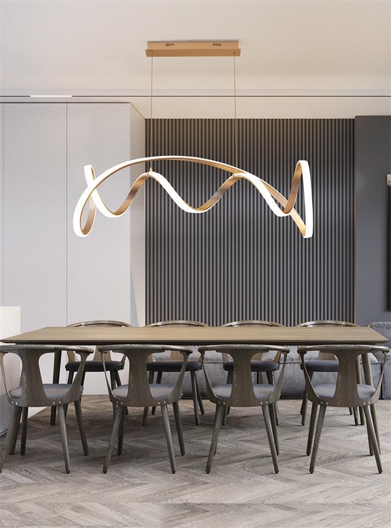 Nordic Interior Decoration Room Acrylic Modern LED Chandelier