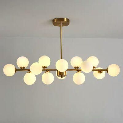 Modern Round White Ball Pendant Lamp for Indoor Decoration