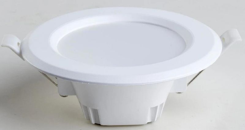 Recessed Ceiling 120 Degree Light Beam PBT Housing LED Downlight