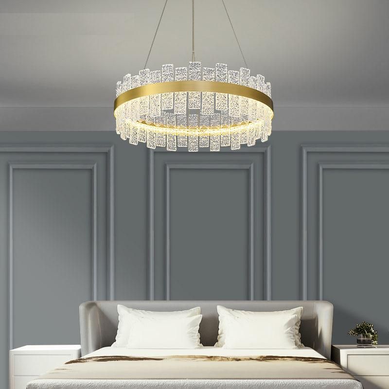 Nordic Living Room Pendant Lamp Bedroom Dining Room Full Copper Chandelier