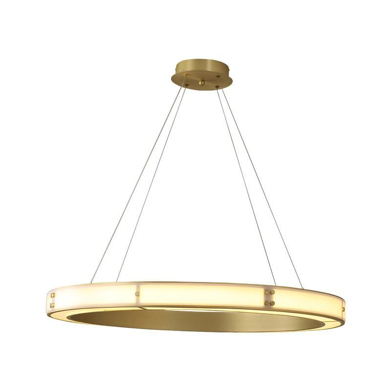 Circle Modern Style Simple Design Pendant Lamp Chandelier Living Room Lamp